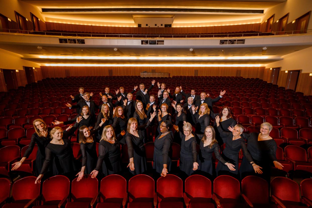 The South Bend Chamber Singers perform the war-themed concert "Day is Done: Choral Reflections on War" on May 15 at Saint Mary’s College.