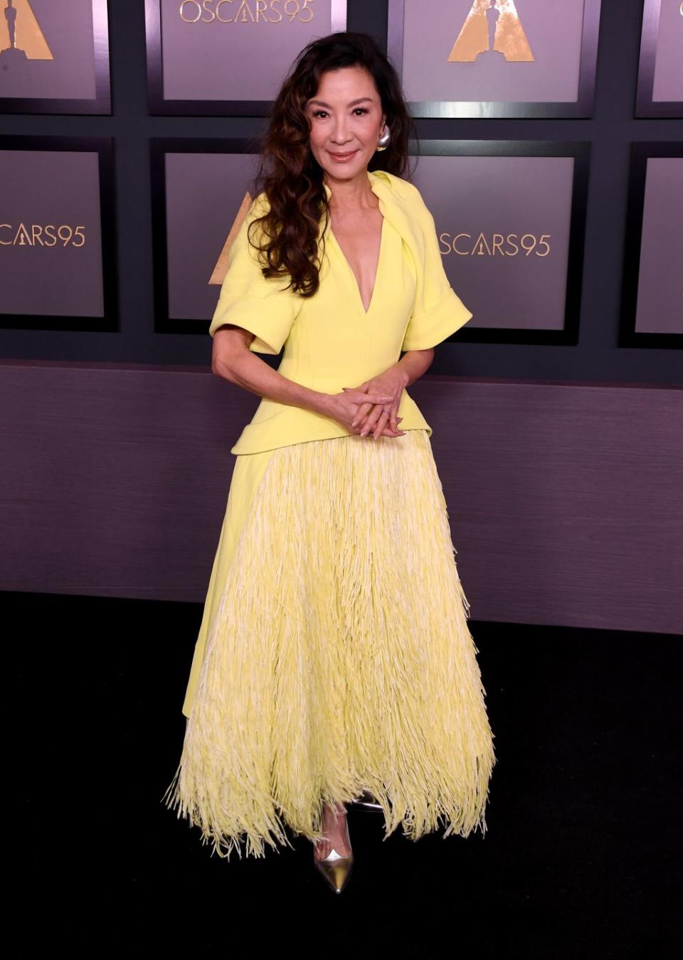 los angeles, california november 19 michelle yeoh attends the academy of motion picture arts and sciences 13th governors awards at fairmont century plaza on november 19, 2022 in los angeles, california photo by jon kopaloffgetty images