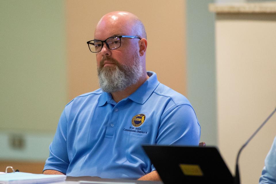 County Commissioner Brian Welch listens to public comment during the Blueprint meeting at City Hall on Thursday, Aug. 24, 2023.