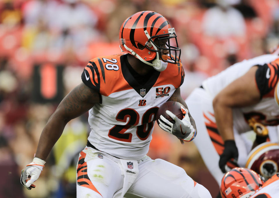 How quickly can Joe Mixon take over in Cincinnati? (AP Photo/Mark Tenally)