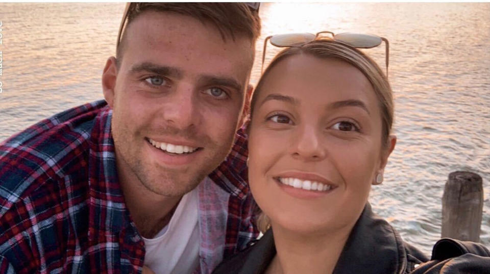 Pictured is Ryan with his fiancé, Georgia