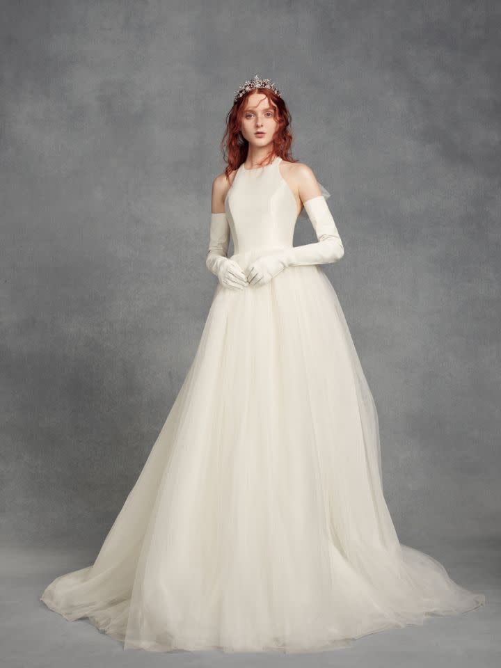 White von Vera Wang (Foto: David’s Bridal)