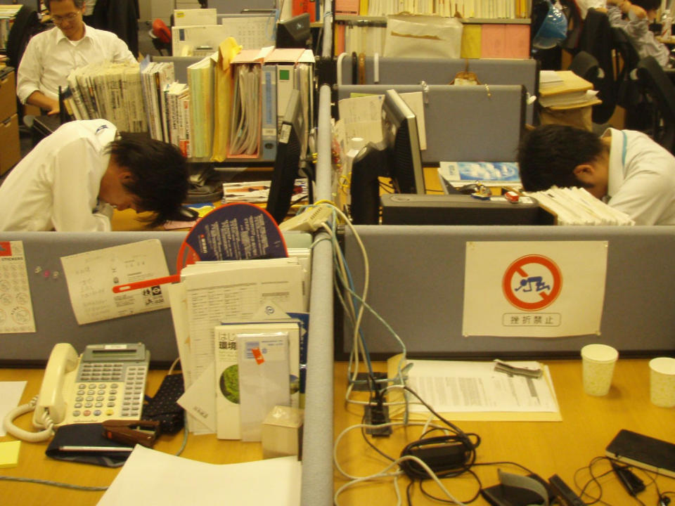 office sleeping desk