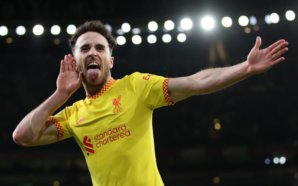 Diogo Jota double sends Liverpool to Wembley as red card plague blights Arsenal again - GETTY IMAGES