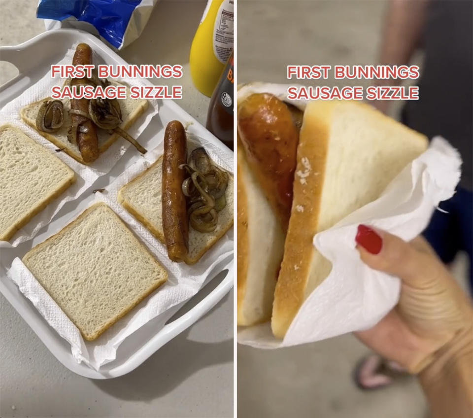 Bunnings sausage sizzle