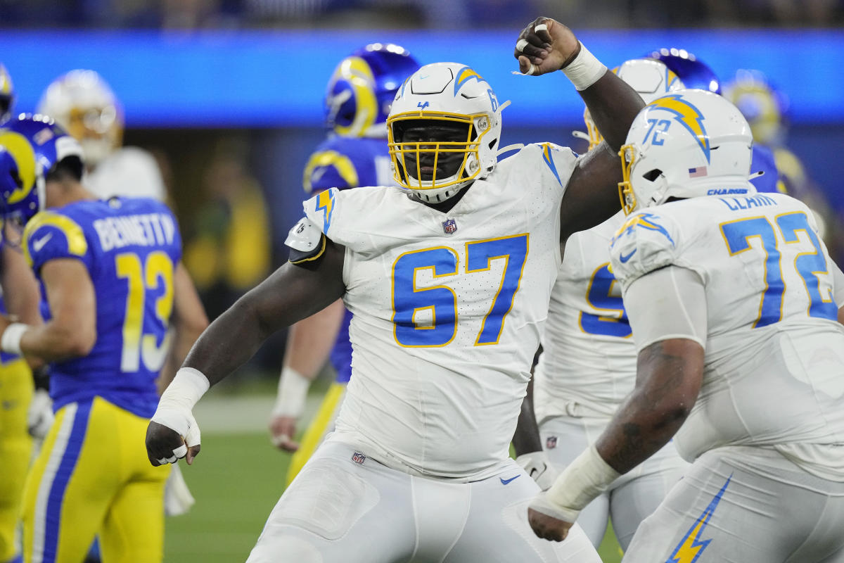 Okoye's journey: Chargers defensive lineman from Nigeria records a sack in  his first football game