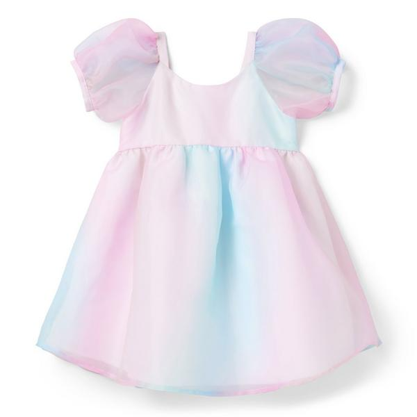 Janie & Jack The Little Mermaid Organza Pearl Dress