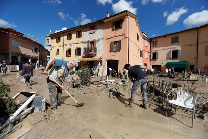 Flash floods hit Italy's Marche region