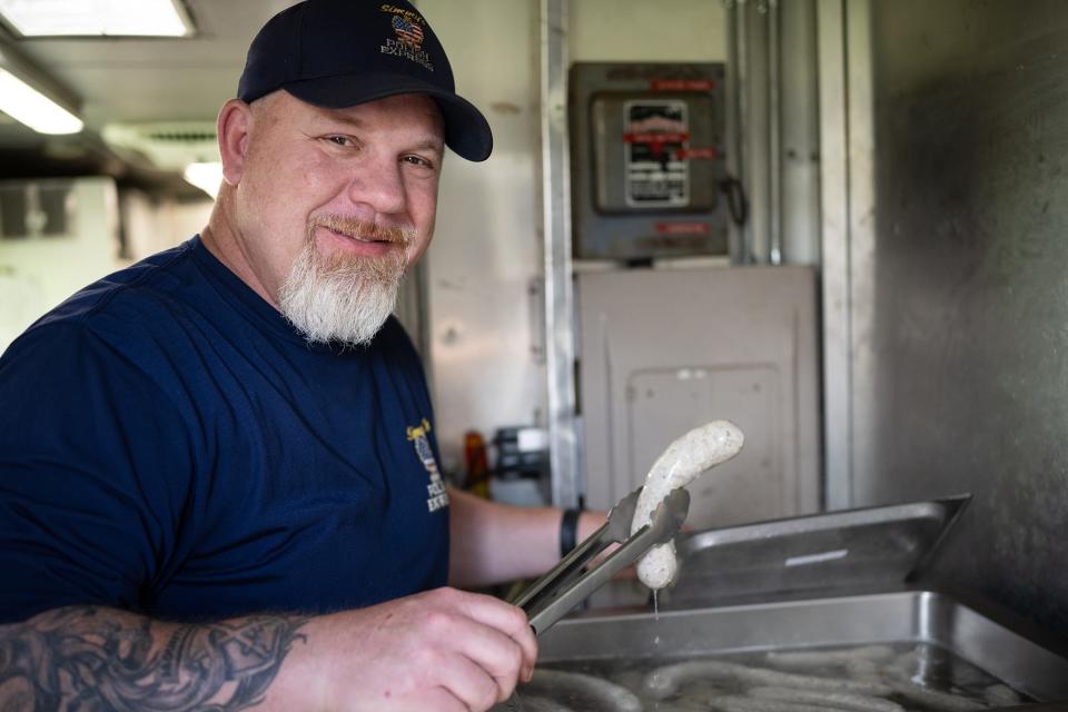 Andrew Simkewicz, owner of Simmy's Polish Express Food Truck.