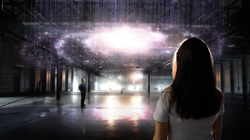 Concept art for Machin's Milky Way chandelier. Image: Cathrin Machin