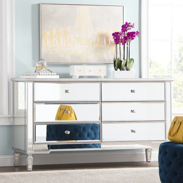 15) Shelly 6 Drawer Double Dresser