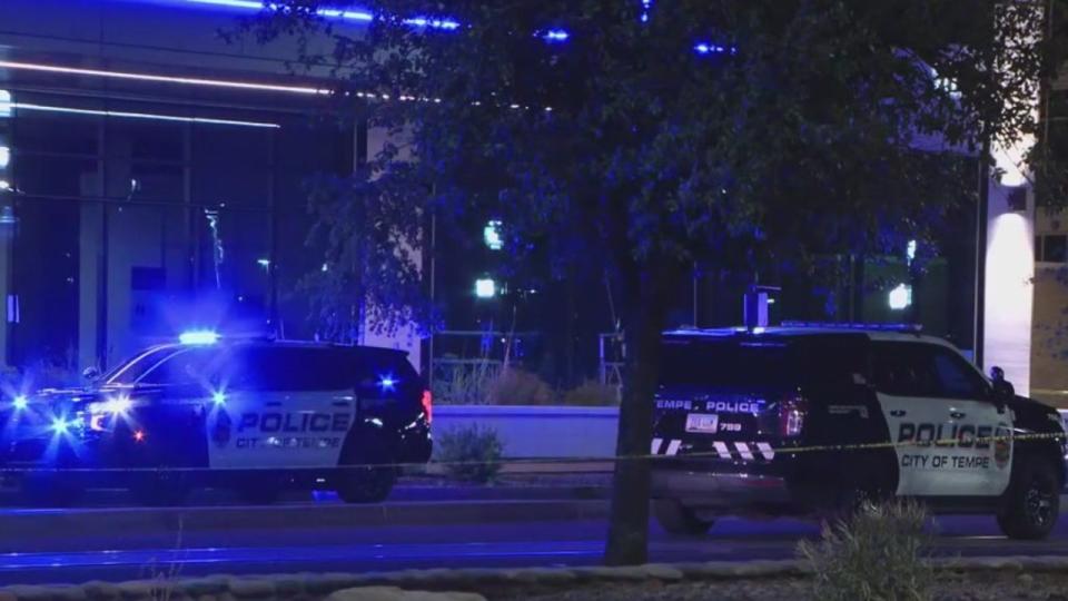 <div>A suspect was hospitalized after being shot by Tempe Police officers on June 20 near Mill Avenue and Rio Salado Parkway.</div>