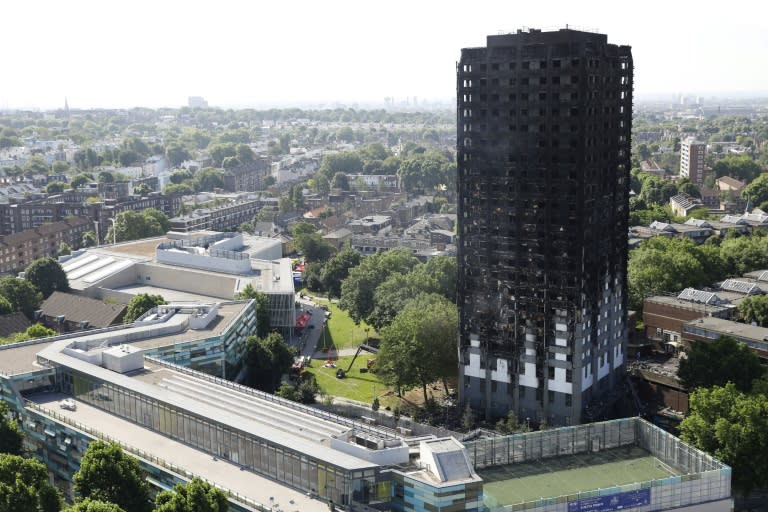 Some floors of the Grenfell Tower are still inaccessible after Wednesday's tragedy