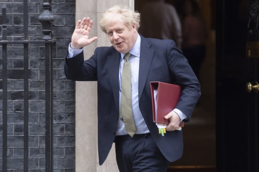 British Prime Minister Boris Johnson tests positive for COVID-19