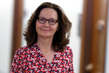 Nominee to be Director of the Central Intelligence Agency Gina Haspel arrives for meetings with Senators on Capitol Hill in Washington, U.S., May 7, 2018. REUTERS/Joshua Roberts