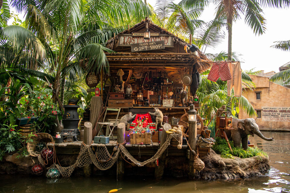 The new "Trader Sam's Gift Shop!" installment at Disneyland Park's reopened Jungle Cruise<span class="copyright">Disneyland Resort/Christian Thompson—©2021 Disney Enterprises, Inc. All Rights Reserved.</span>