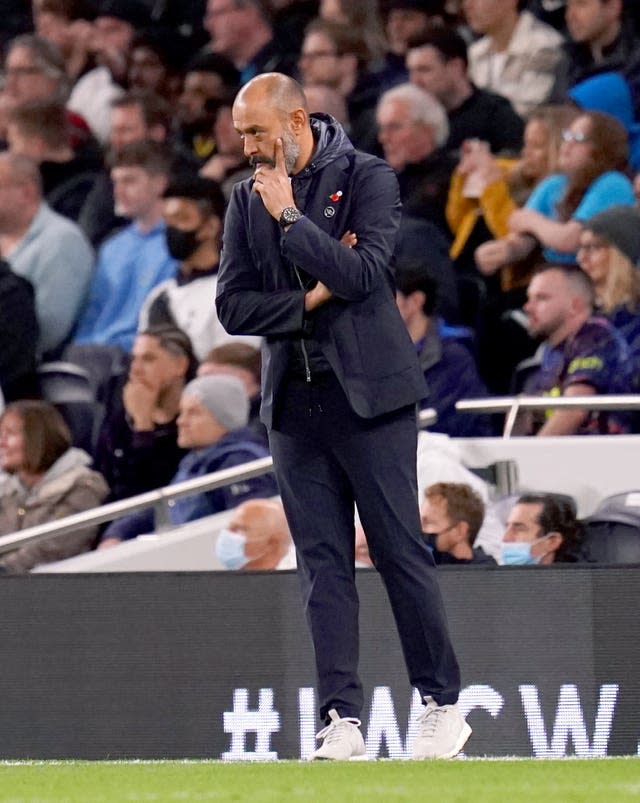 Tottenham manager Nuno Espirito Santo