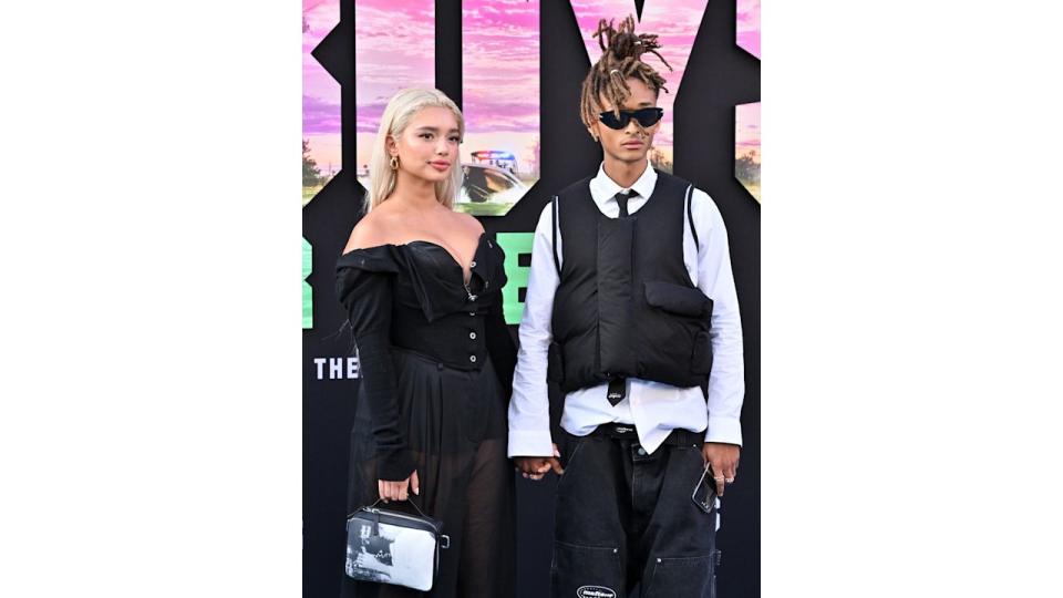 Sab Zada and Jaden Smith attend the Los Angeles Premiere of Columbia Pictures' "Bad Boys: Ride or Die" at TCL Chinese Theatre on May 30, 2024 in Hollywood, California. (Photo by Axelle/Bauer-Griffin/FilmMagic)