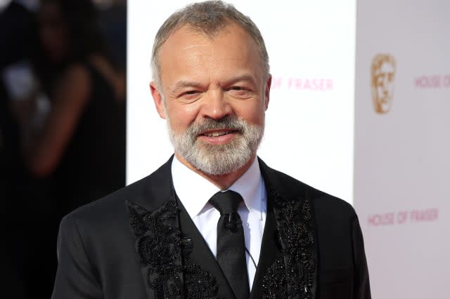 Graham Norton returns to TV Baftas with string of quips