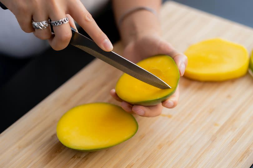 Mangoes are high in sugar