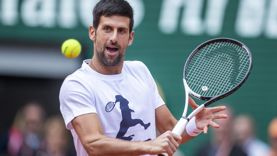 Novak Djokovic stands to lose as many as 2000 ranking points, jeopardising his hold on the No.1 spot, after Wimbledon was stripped of rankings points. (Photo by Tim Clayton/Corbis via Getty Images)