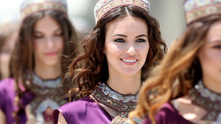 Grid Girls vom Aserbaidschan-GP (Getty Images)