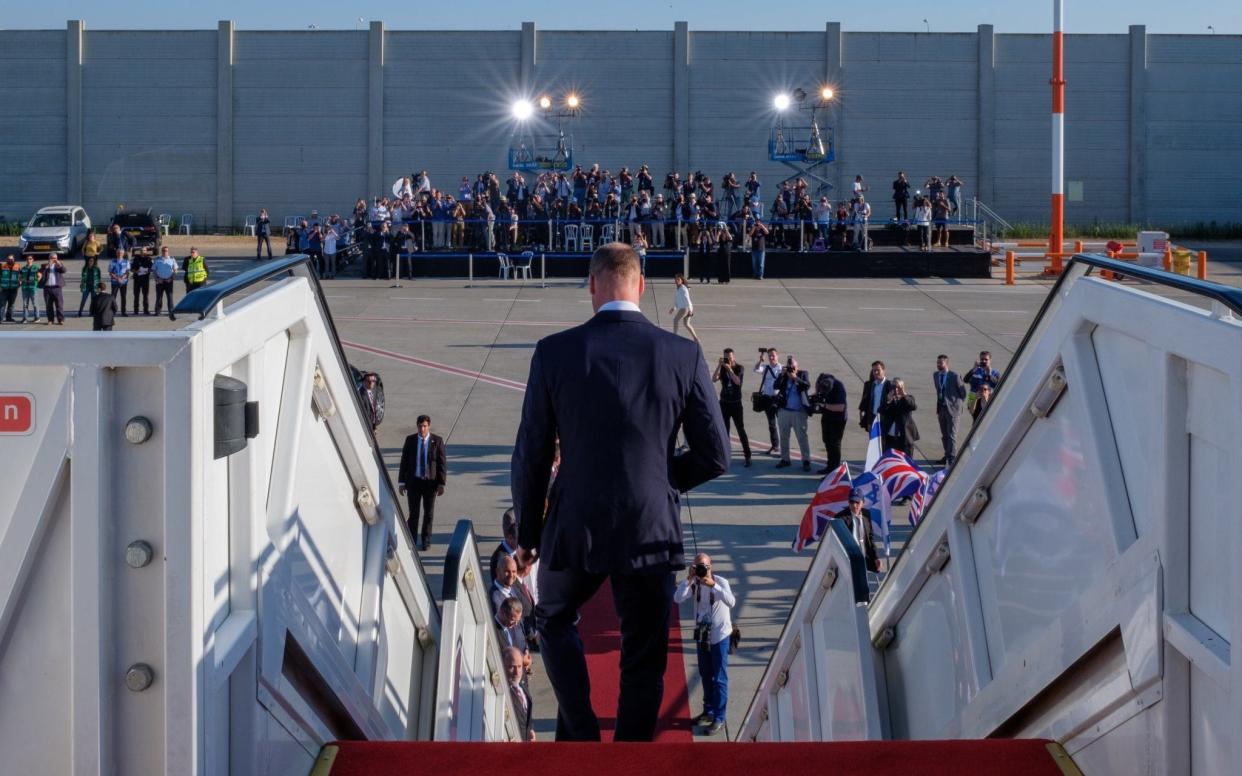The Duke of Cambridge arrives in Tel Aviv - Kensington Palace