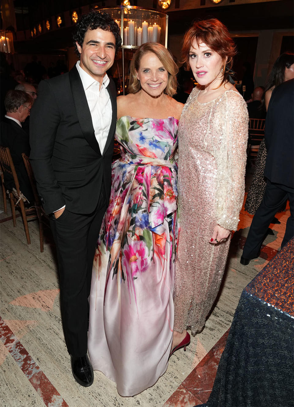 Zac Posen, Katie Couric, and Molly Ringwald attend the American Ballet Theatre Fall Gala at David H. Koch Theater at Lincoln Center on October 24, 2023 in New York City.