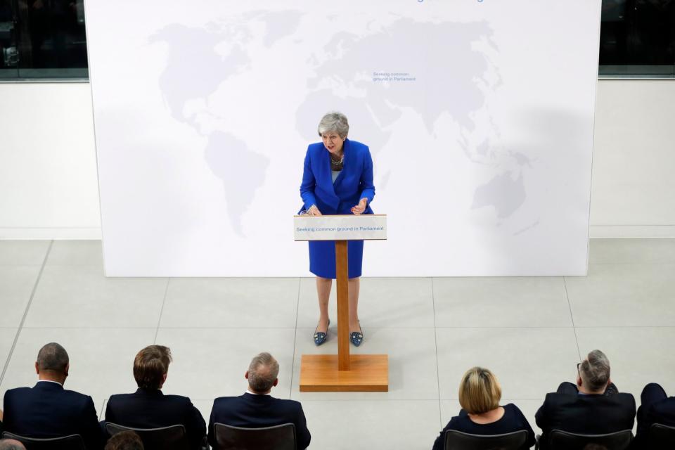 Theresa May unveils 'last chance' new Brexit plan including possible Commons vote on second referendum