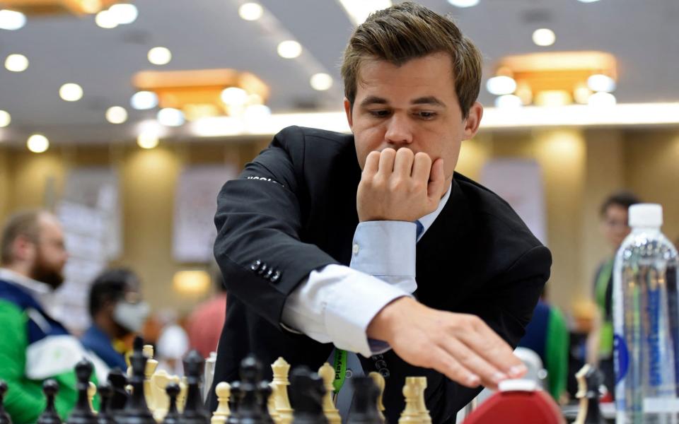 Carlesn withdrew from the prestigious Sinquefield Cup after losing to Niemann - GETTY IMAGES