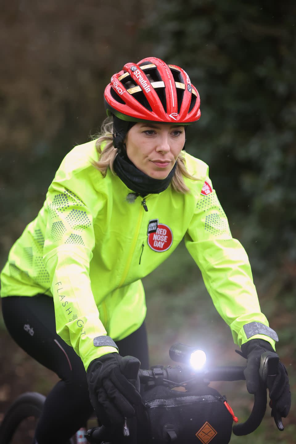 mollie king's pedal power challenge red nose day 2024