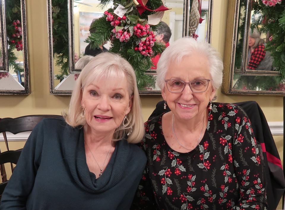 Anne Davis and Shirley Perdue attended the annual New Jacksonians Christmas Lunch Bunch at the Just Divine Tea Room located in Charlene's Colony of Shoppes in Halls, Tennessee on December 1, 2022.  An opportunity for Christmas shopping was also available in the Colony of Shoppes which offer a variety of decorative accessories, fabrics, artwork, antique furniture, and much, much more. The event is held during the 1st week of December each year.