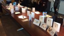 NSCAD University students designing greeting cards for inmates