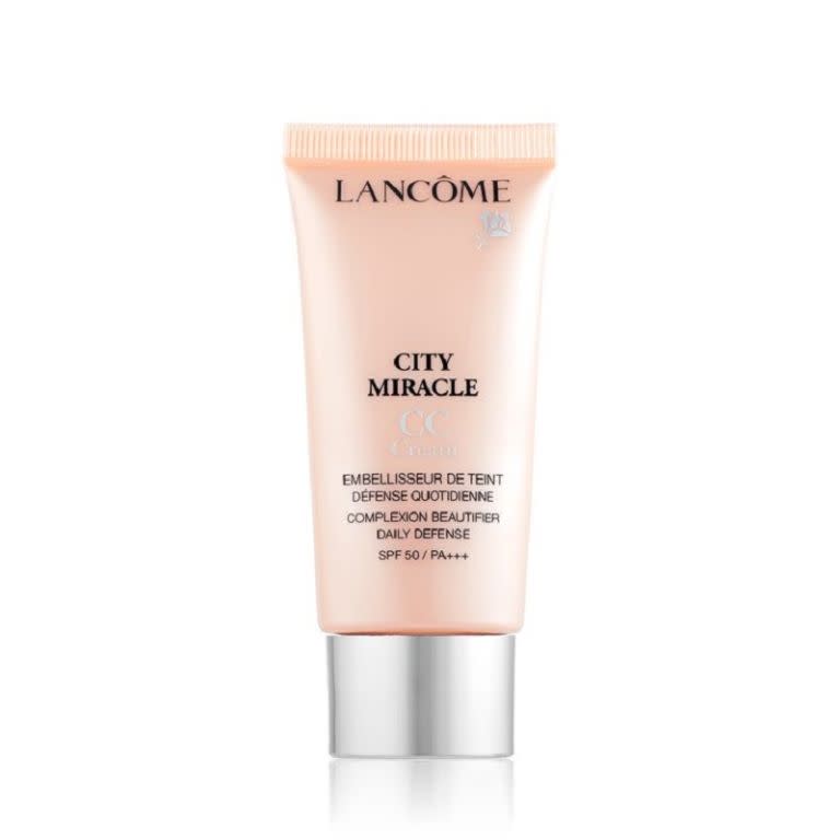 <p><a rel="nofollow noopener" href="https://www.lookfantastic.com/lancome-city-miracle-cc-cream-30ml/11185365.html" target="_blank" data-ylk="slk:Look Fantastic;elm:context_link;itc:0;sec:content-canvas" class="link ">Look Fantastic</a> - £31.50</p><p>With SPF50 and a shield against pollution, Lancôme <span>'s </span>City Miracle CC Cream is a little thicker in texture than others, but it glides on a dream and perfects as it protects. Skip the foundation and apply a pea-sized amount over moisturiser for a finish that is both flawless and dewy.</p>