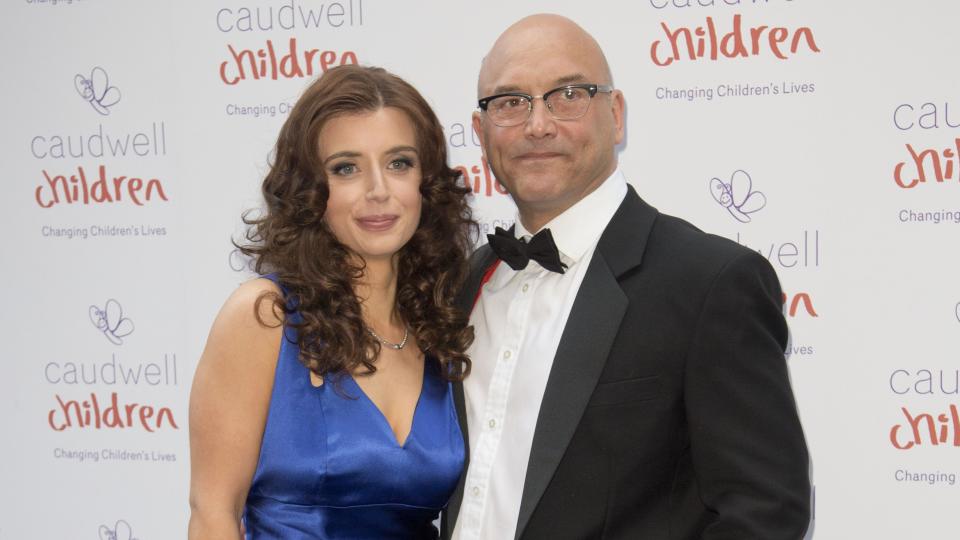 Gregg Wallace and his wife at the Caudwell Children Butterfly Ball in London (Julian Parker/UK Press via Getty Images)