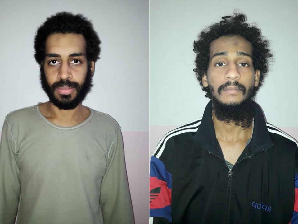 Kotey and Elsheikh are accused of being part of the Islamic State group known as the “Beatles” (Picture: Reuters)