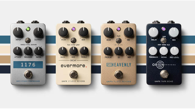 Universal Audio expands its guitar effects lineup with four