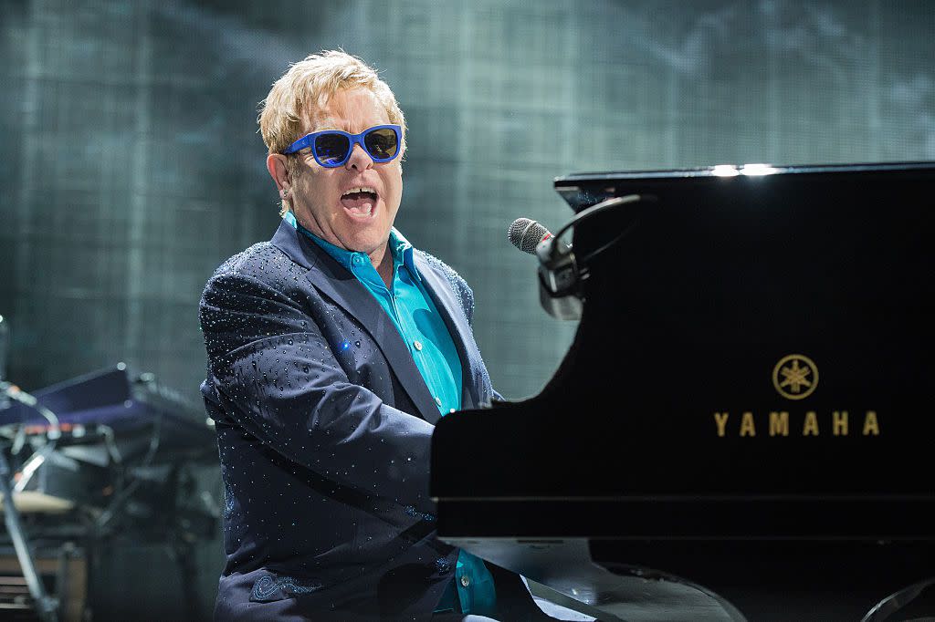 Elton John Performs