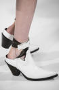 <p><i>White western style boots from the SS18 Maison Margiela collection. (Photo: ImaxTree) </i></p>