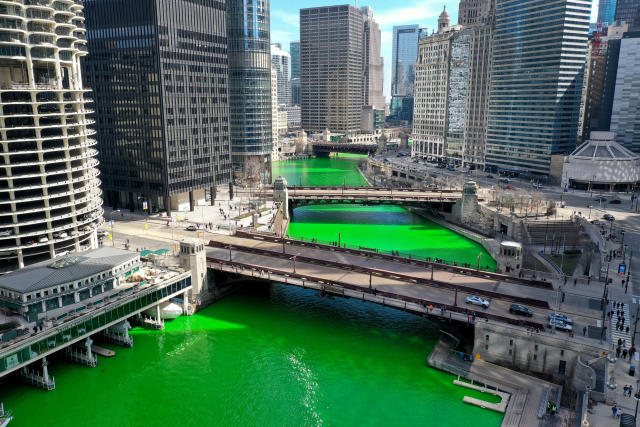 Chicago River dyed green in surprise move to mark St. Patrick's Day – Boston  25 News