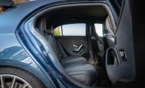 <p>Inside, it's easy for the driver to find a good seating position, and the rear seat is fine for most adults, too.</p>
