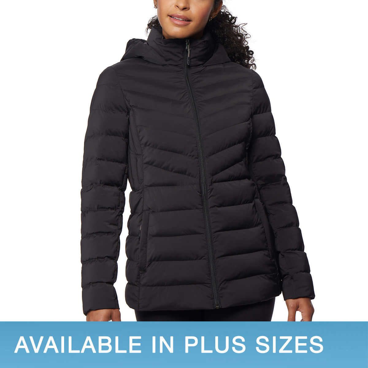 32 Degrees Ladies' Power Stretch Hooded Jacket