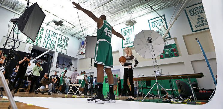 Al Horford spreads his wings in Boston. (Getty Images)