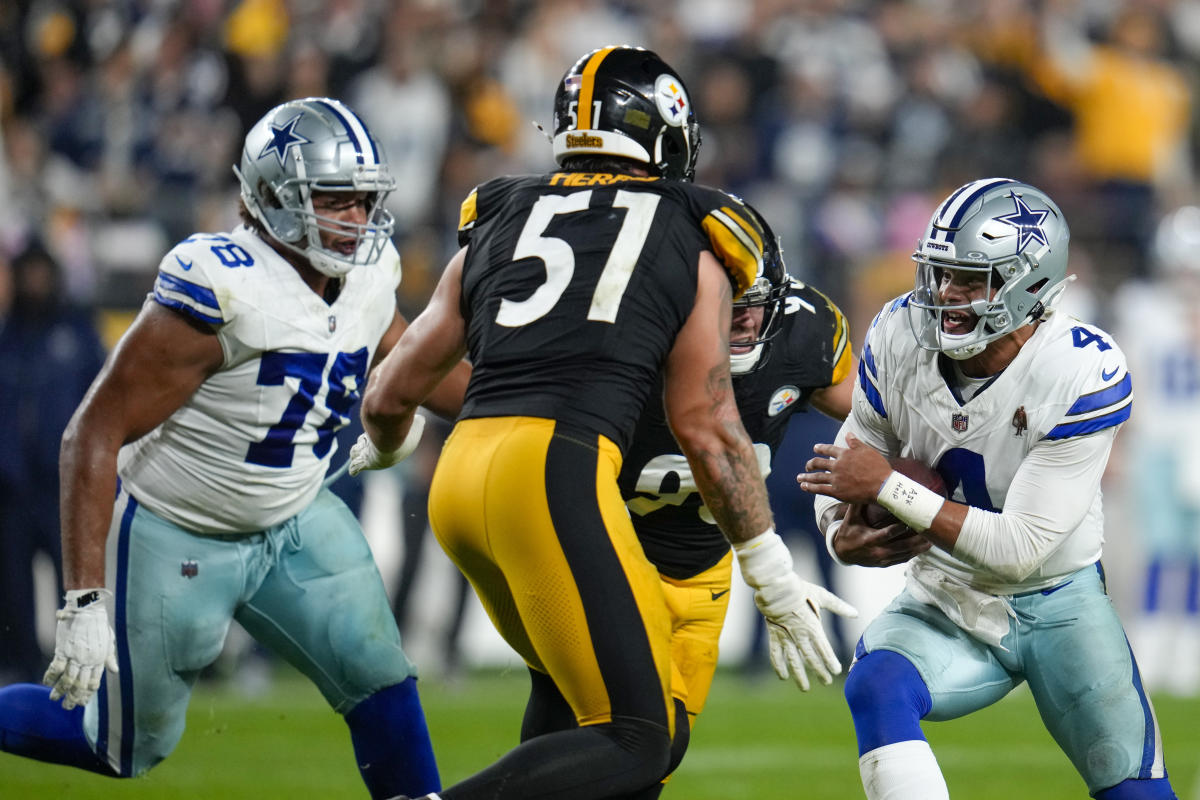 Cowboys vs. Steelers Sunday Night Football score, live updates: Classic NFL rivalry renewed after nearly 90-minute weather delay