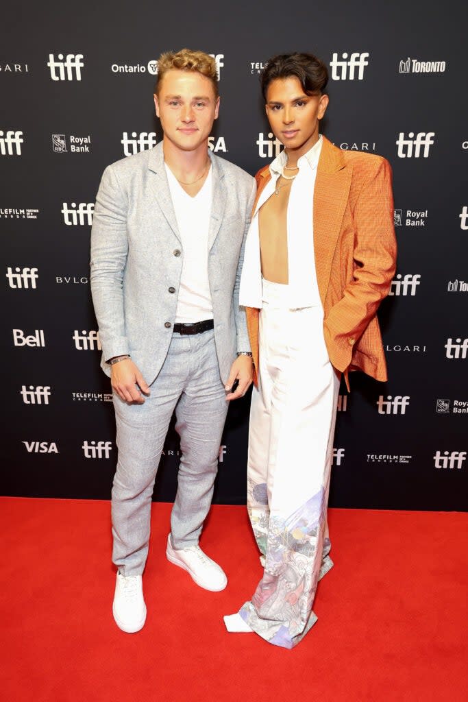 TORONTO, ONTARIO – SEPTEMBER 08: Ben Hardy and attend the “Unicorns” premiere during the 2023 Toronto International Film Festival at TIFF Bell Lightbox on September 08, 2023 in Toronto, Ontario. (Photo by Leon Bennett/Getty Images)