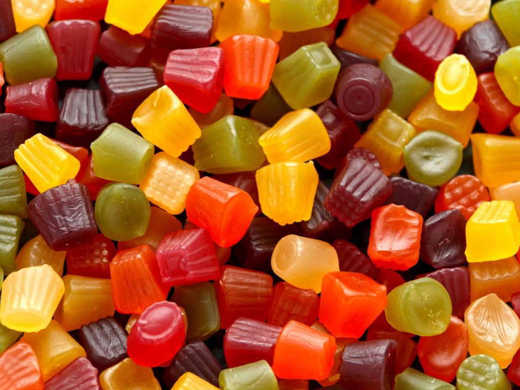 A mix of mini gems sweets (Getty Images/iStockphoto)