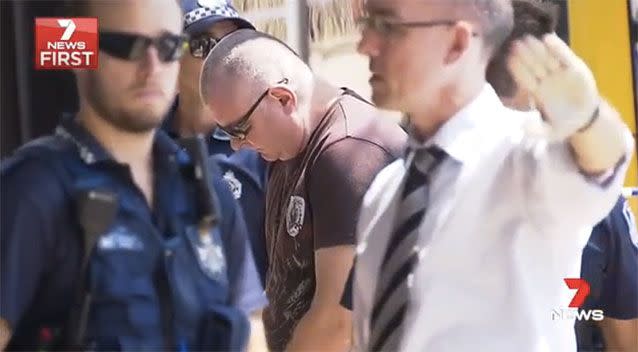 Murder accused Anthony O'Donohoe. Source: 7News