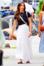 <p>Minka Kelly heads out to eat and shop with a girlfriend in N.Y.C. on June 8.</p>