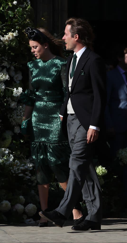 Princess Beatrice and Edoardo Mapelli Mozzi attended Ellie Goulding and Caspar Jopling's wedding