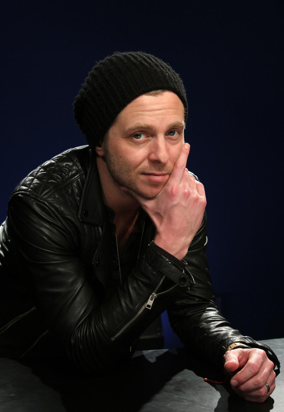 This Feb. 27, 2013 photo shows OneRepublic frontman Ryan Tedder in New York. OneRepublic's third album, "Native," was released on March 26. (AP Photo/John Carucci)